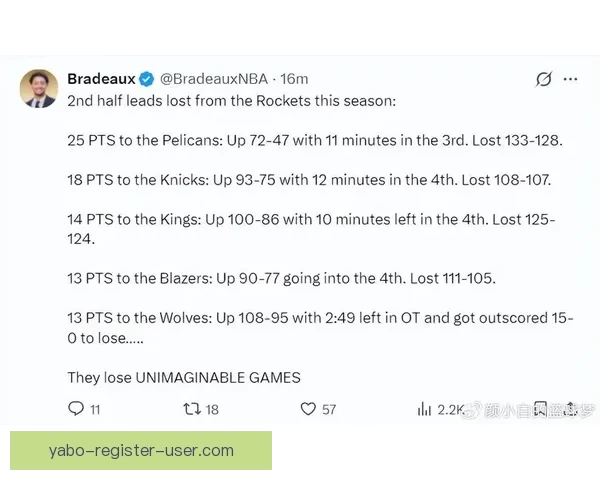 火箭惨遭耻辱败北火媒集体破防狂批成历史最痛失利