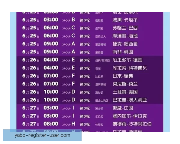 美加墨世界杯赛程全面解析及精彩赛事时间表安排
